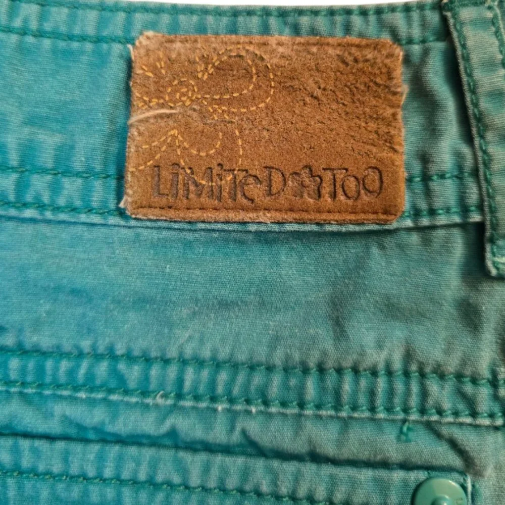 Turquoise Girls LIMITED TOO Summer Shorts sz 10/12